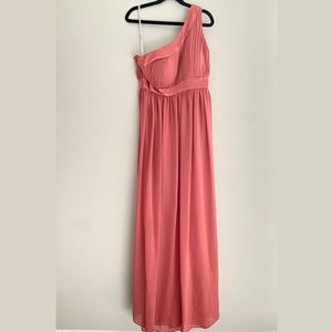 Bari Jay One-Shoulder Gown